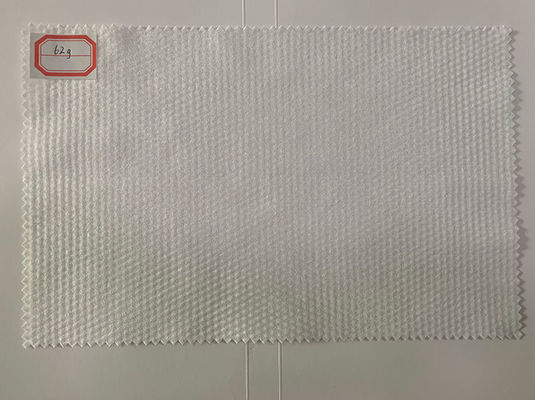 62g ο άσπρος 100%Viscose Spunlace μη υφανθείς ιστός βαμβακιού σιταριού μαργαριταριών υφάσματος μικρός, μαξιλάρια, υγρά σκουπίζει