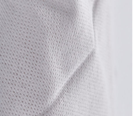 50g ο άσπρος ιστός βαμβακιού πλέγματος 100%Viscose Spunlace μη υφανθείς, του προσώπου πετσέτα, υγρή σκουπίζει