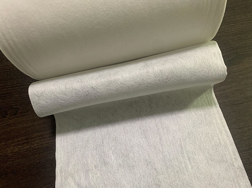 50g το άσπρο Viscose και πολυεστέρα μη υφανθε'ν ύφασμα Spunlace για τον ιστό βαμβακιού, μαξιλάρια, υγρά σκουπίζει